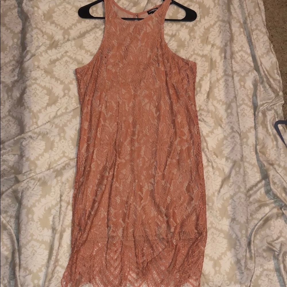 Light pink express dress